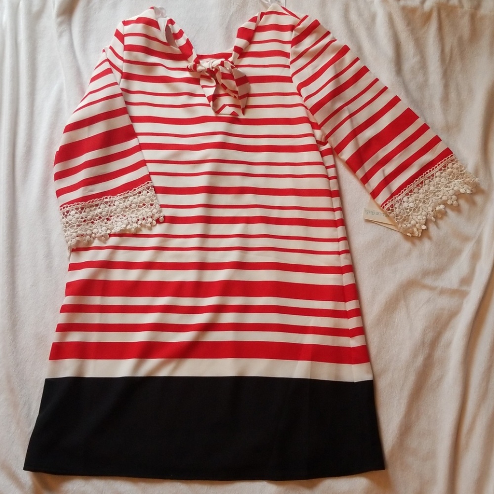 Nwt my Michelle striped‎ dress church 14